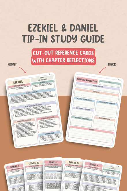 Ezekiel & Daniel Chapter-by-Chapter Tip-In Bible Study Guide