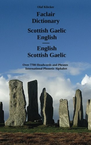 Faclair Dictionary Scottish Gaelic - English / English - Scottish Gaelic