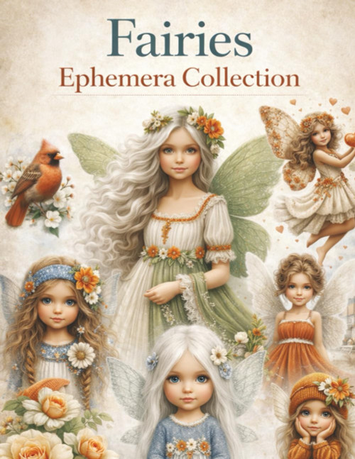 Fairies Ephemera Collection for Art Journaling To Cut and Collage