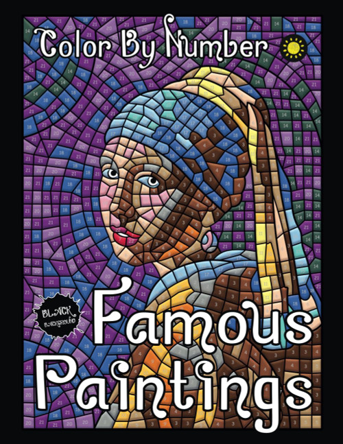 Famous Paintings Color By Number for Adults