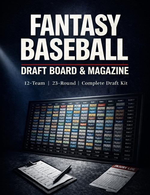 Fantasy Baseball Draft Board & Magazine