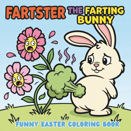 Fartster the Farting Bunny: Funny Easter Coloring Book for Adults