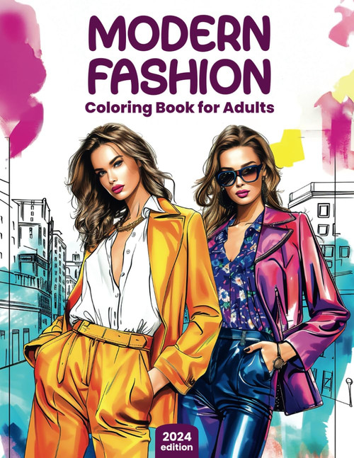 Fashion Coloring Book for Adults