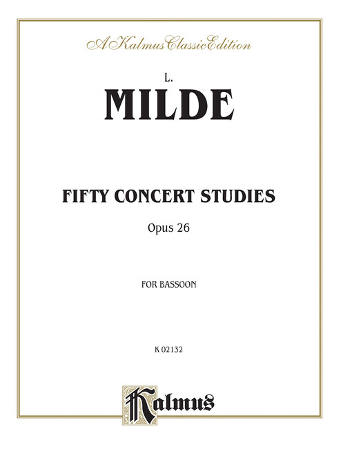 Fifty Concert Studies, Op. 26 (Kalmus Edition)