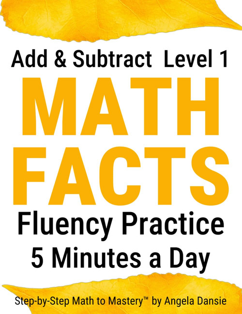 First Grade Math Facts Practice Workbook