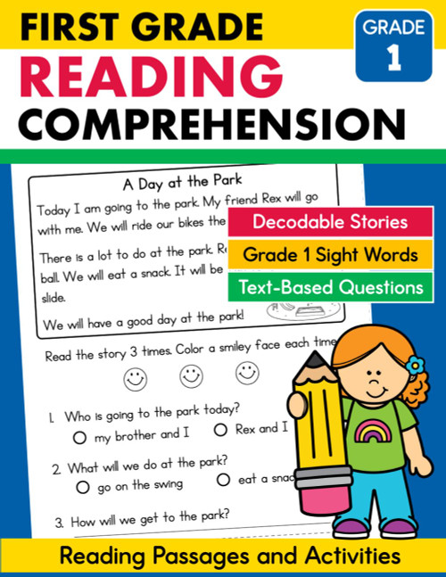 First Grade Reading Skills Beginning Comprehension Workbook