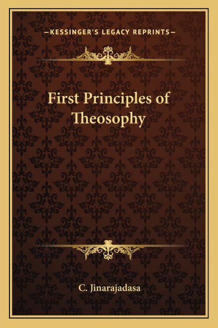First Principles of Theosophy