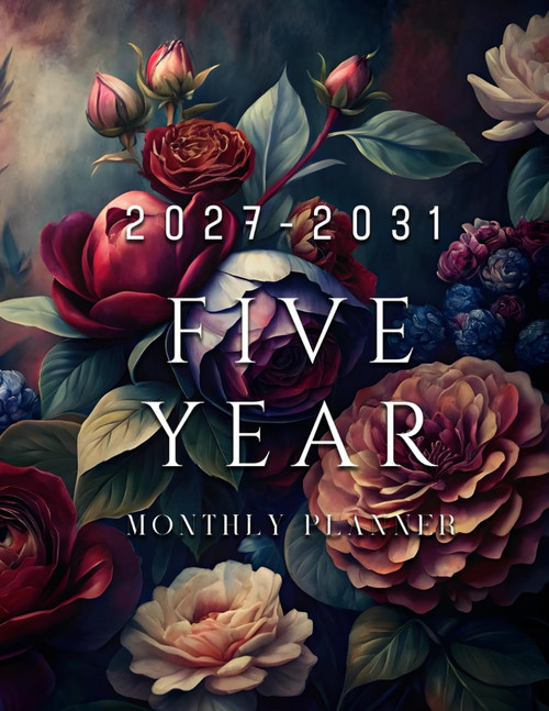 Five year monthly planner 2027 -2031