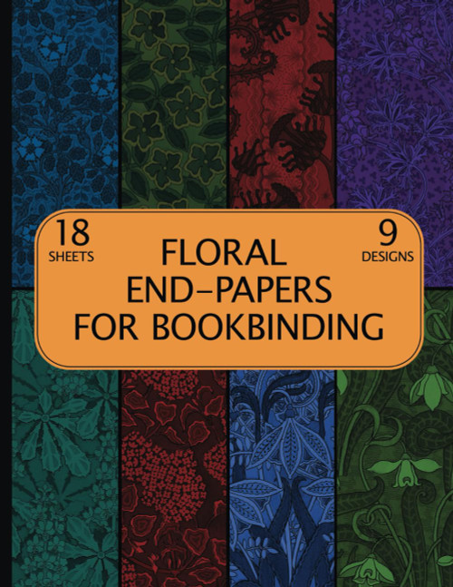 Floral End-Papers for Bookbinding