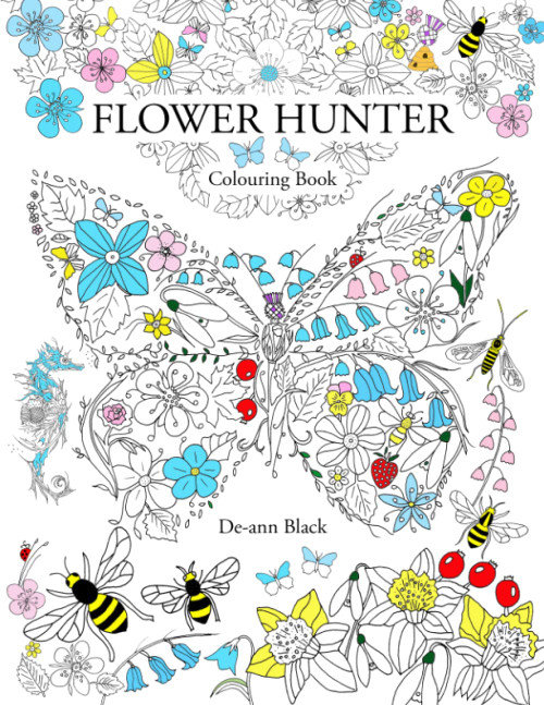 Flower Hunter: Colouring Book