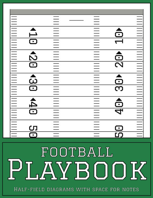 Football playbook: Design you own drills and winning plays in this book