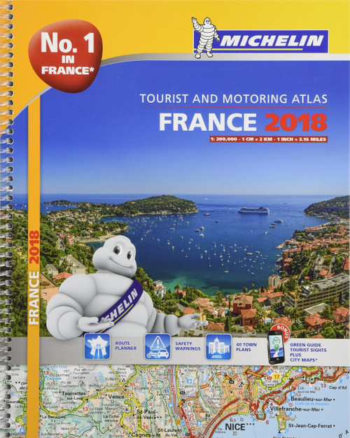 France 2018 Tourist & Motoring Atlas