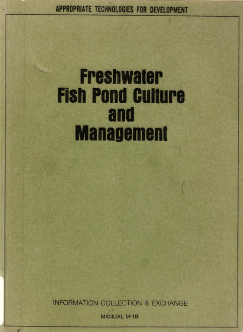 Freshwater Fish Pond Culture and Management