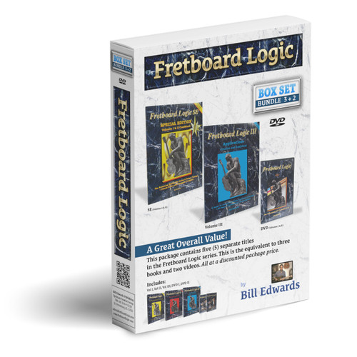 Fretboard Logic Box Set (3 Volumes and 2 Videos Combined in Two Books and