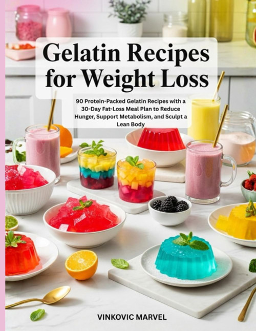 Gelatin Recipes for Weight Loss: 90 Protein-Packed Gelatin Recipes with a