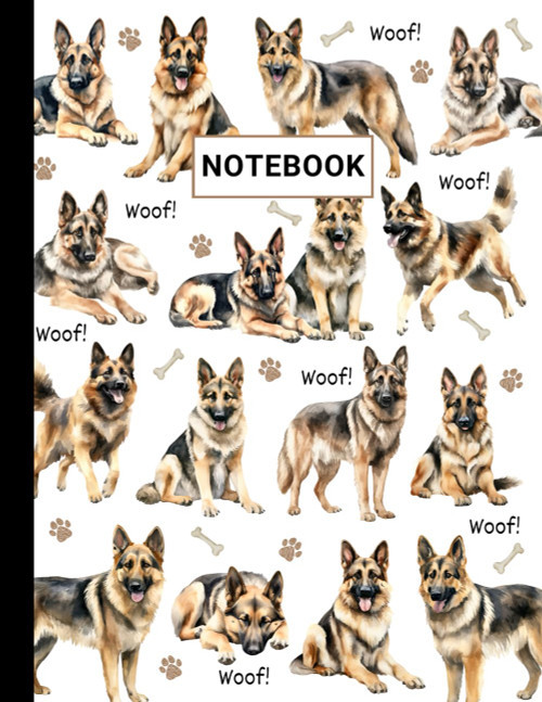 German Shepherd Notebook: Dog Journal Notebook for Kids