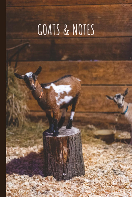 Goat Notebook: Goats & Notes | 6x9 College Ruled Journal with 120 Lined