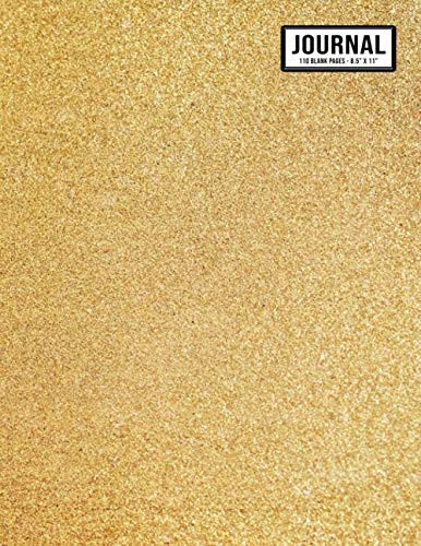 Gold Unlined Journal: Gold Unlined Large Journal / Notebook / Sketchpad |