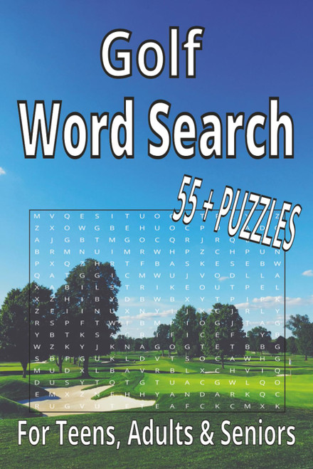 Golf Word Search: Word Search with Easy to Read Print about Golf
