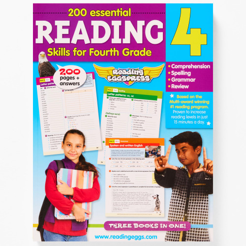 Grade 4 Reading Workbook Ages 8–10: 200 Reading Skills – Spelling