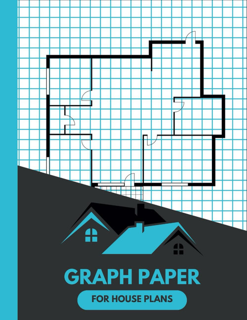Graph Paper for House Plans: 1/4 Scale Graph Paper Notebook for