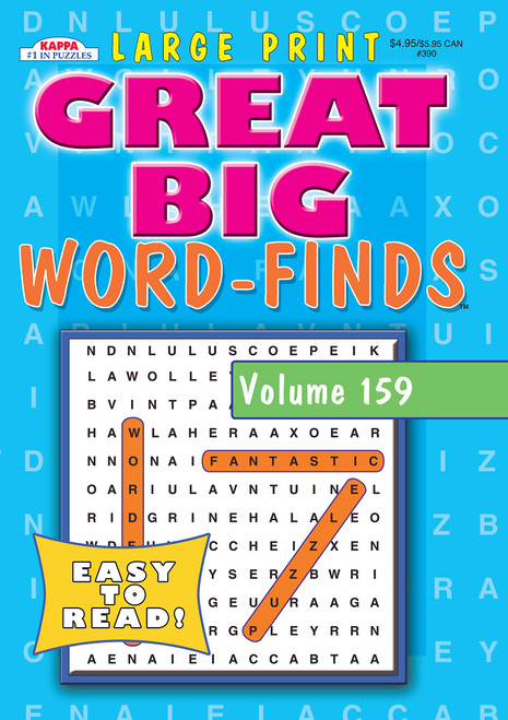 Great Big Word-Finds Puzzle Book-Large Print Word Search