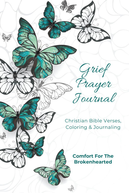 Grief Prayer Journal Christian Bible Verses, Coloring & Journaling