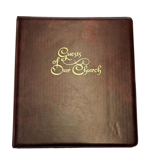 Guests of Our Church Register: Multi-Ring Binder