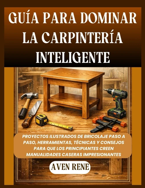 Guía para dominar la carpintería inteligente: Proyectos ilustrados de bricolaje paso a paso