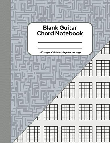 Guitar Book: Blank Guitar Chord Notebook | 140 pages of 36 Blank Chord
