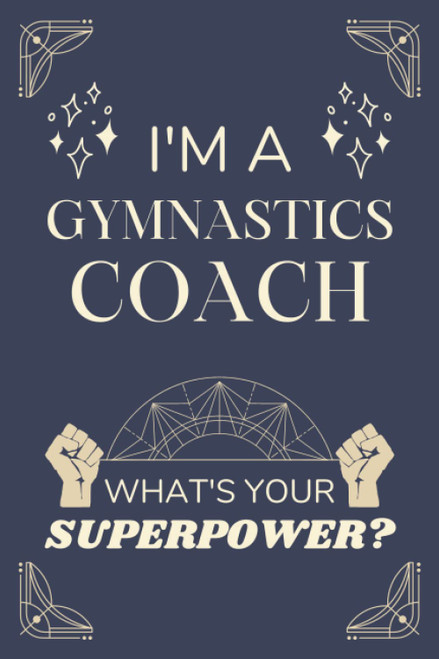 Gymnastics Coach Gifts: Lined Blank Notebook Journal