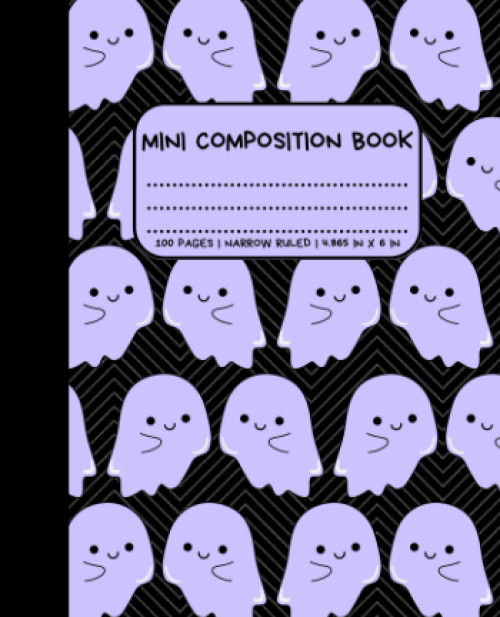 Halloween Ghost Mini Composition Book | Narrow Ruled