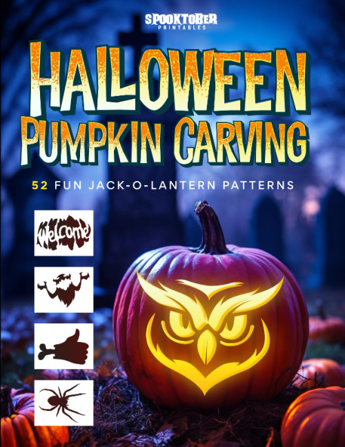 Halloween Pumpkin Carving: 52 Fun Jack-O-Lantern Patterns | Monster
