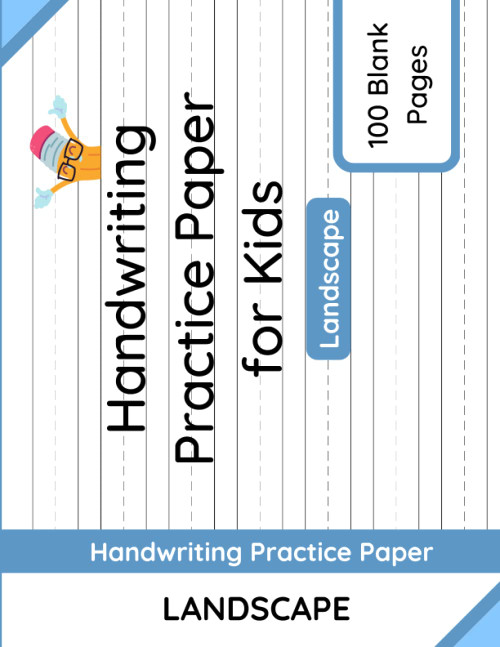 Handwriting Practice Paper for Kids - Landscape