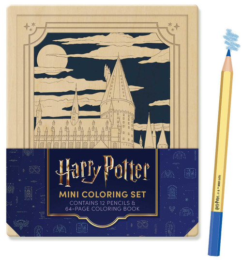 Harry Potter Mini Coloring Set: Contains 64pp coloring book and 12