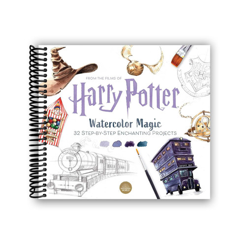 Harry Potter Watercolor Magic: 32 Step-by-Step Enchanting Projects