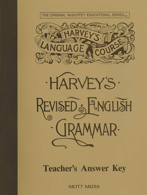 Harvey's Revised English Grammar Answer Key