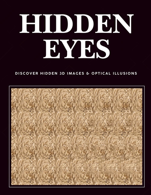 Hidden Eyes 3D Stereogram Puzzle Book