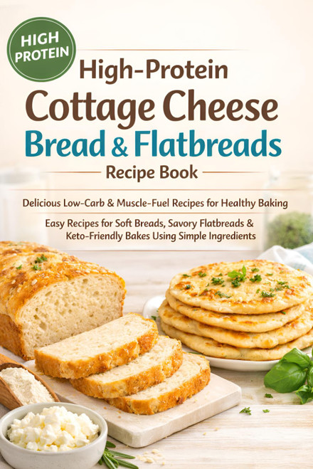 High Protein Cottage Cheese Bread & Flatbreads Recipe Book: Delicious