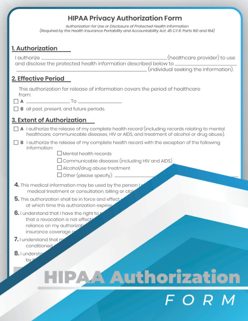 HIPAA Authorization Form: HIPAA Consent Form