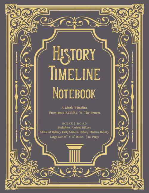 History Timeline Notebook | A Book Of Centuries Blank To Create Your Own
