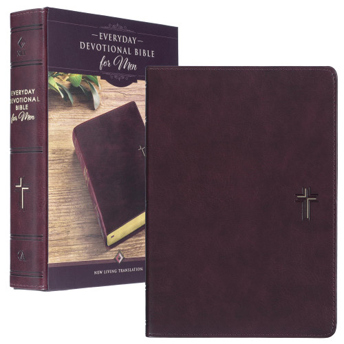 Holy Bible Everyday Devotional Bible for Men – Brown, Reading Plan