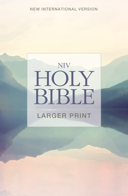 Holy Bible, Larger Print – Paperback (NIV)