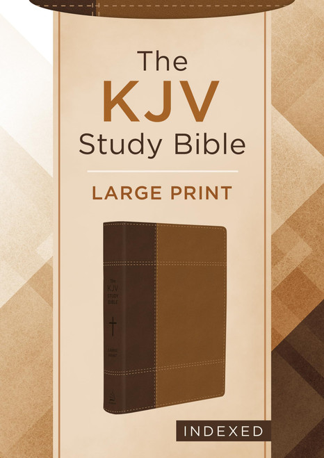 Holy Bible: The KJV Study Bible, Indexed, Copper Cross