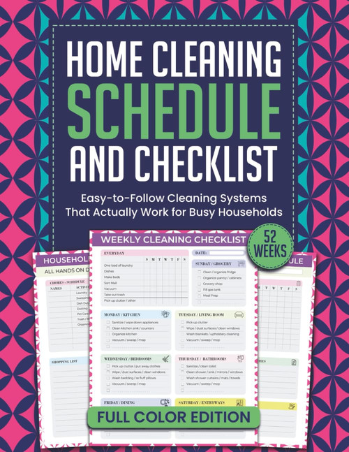 Home Cleaning Schedule and Checklist