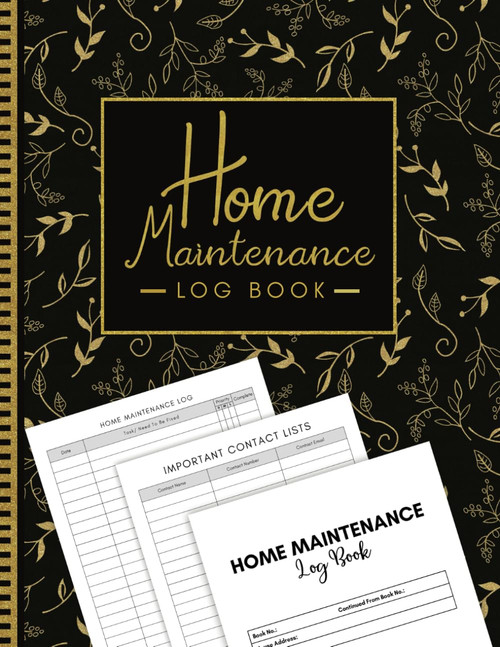Home Maintenance Log Book: The Ultimate Simple House Repair Organizer