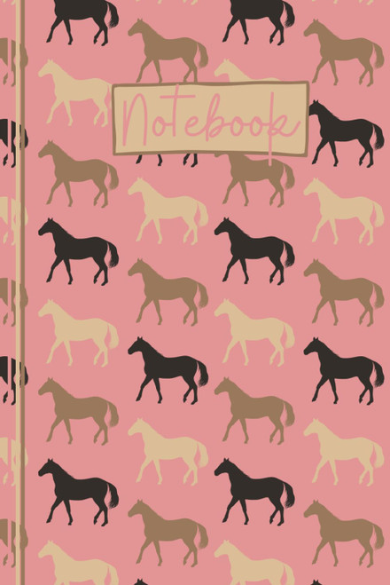 Horse Notebook: Cute Horse Lined Journal