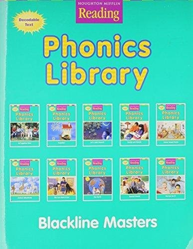 Houghton Mifflin Reading Phonics Library Blackline Masters/Take-Home Pads