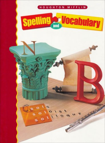 Houghton Mifflin Spelling: Student Edition Hardcvr Level 8 2000