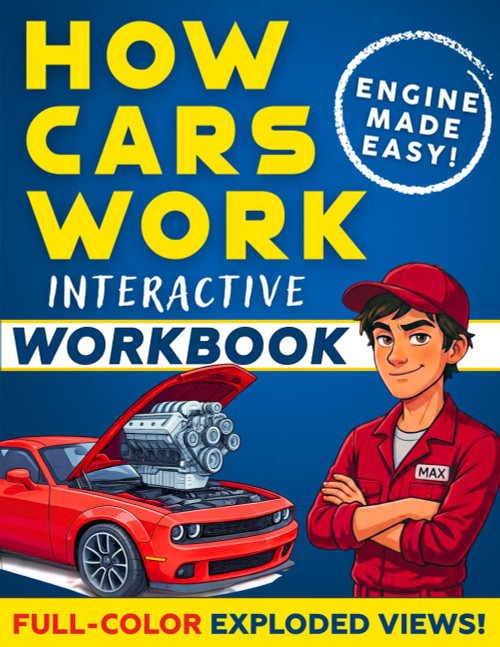How Cars Work Interactive Workbook: Master Engines